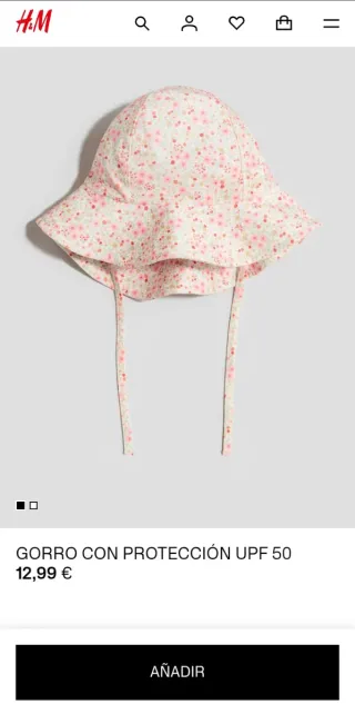 Gorro protección solar UPF 50