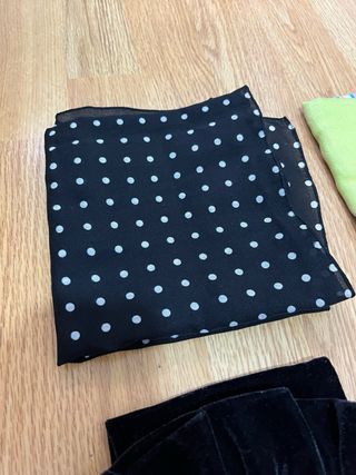 Confezione di fazzoletti stampati e lisci