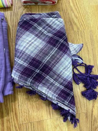 Confezione di fazzoletti stampati e lisci