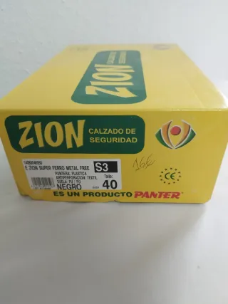 Zapatos de seguridad Zion negros