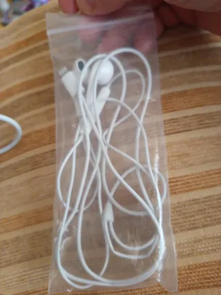 Lote Apple Cargador y Auriculares