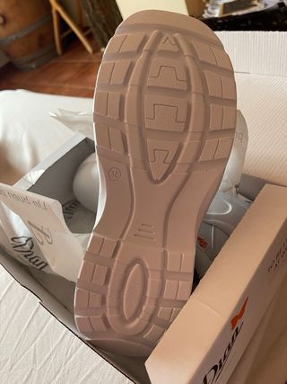 Zapato Dian Trabajo Seguridad Blanco Talla 38