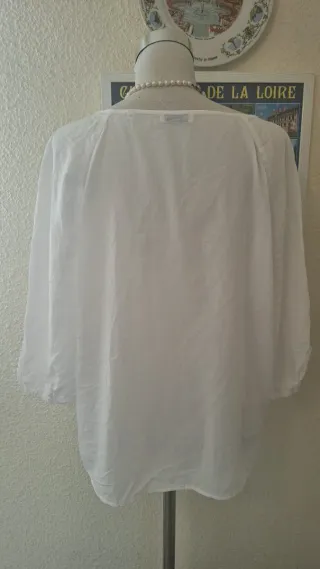 Blusa Marc O'Polo Lino Blanca Talla M