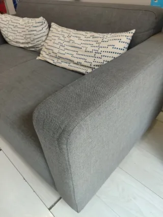 Sofá Ikea Gris Tela