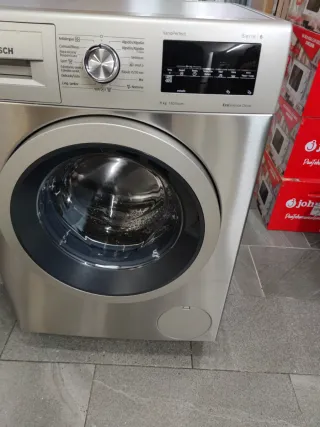 Lavadora Bosch Inox Clase A+++ 1400rpm con garantí