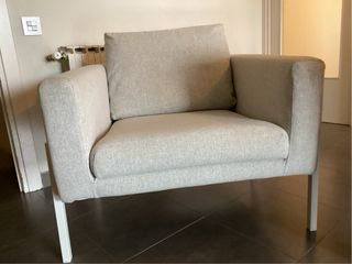 Butaca Ikea Koarp Tela Metal