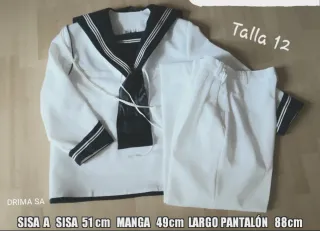 Traje de comunión talla 12