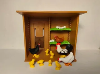 Playmobil Belén.  Gallinero.
