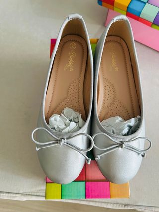 Bailarinas niña plateadas