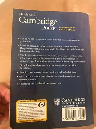 Diccionario Bilingüe Cambridge Spanish-English ...