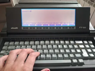 Procesador de texto Olivetti PTP 820