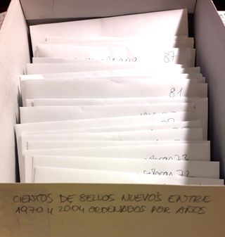 Lote grande sellos España. 1970-2004