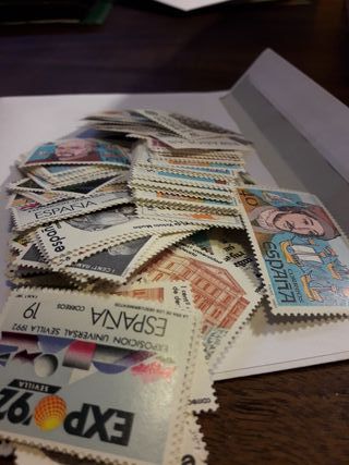 Lote grande sellos España. 1970-2004