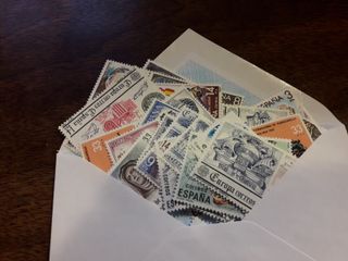 Lote grande sellos España. 1970-1999