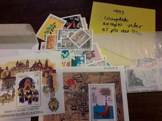 Lote grande sellos España. 1970-2004