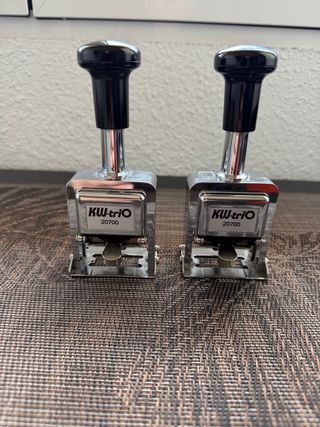 2 Sellos Numeradores KW-trio 20700