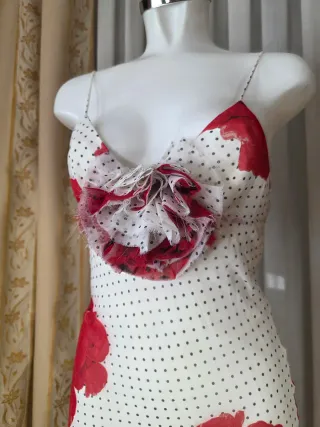 Vestido Zara flores y lunares