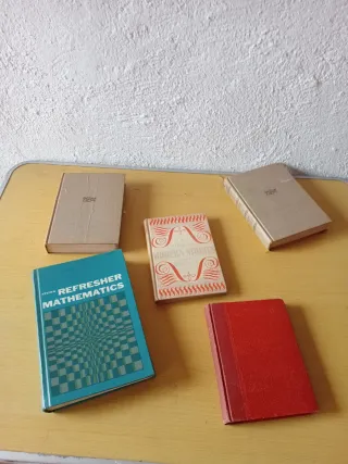 5 Libros Antiguos Inglés Años 60