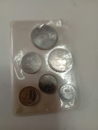 Monedas Pesetas Mundial España 82 (Juego Completo)