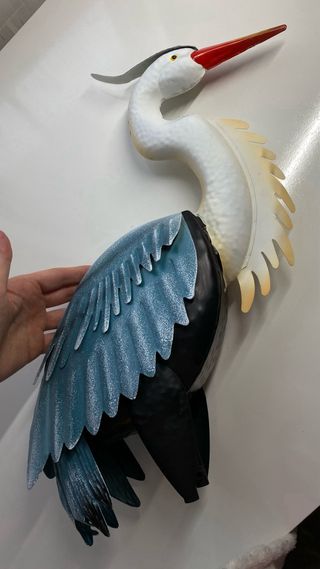 Cigüeña Decorativa Metal