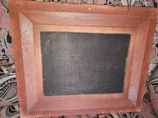 Cuadro antiguo marco dorado