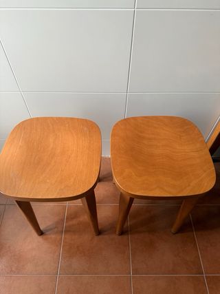 Sillas de comedor de madera. 30€por silla