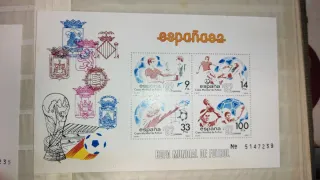 Sellos España 82 Copa Mundial Fútbol