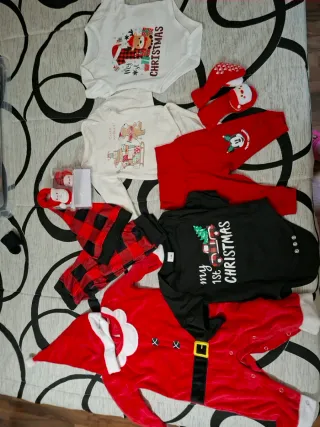 Lote Ropa Navidad Bebé 3-6 Meses