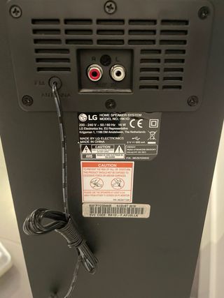 Torre de Sonido LG Negra