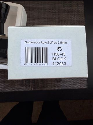 Sello numerador HORRAY