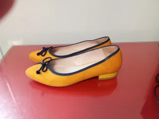 Zapatos planos mujer T36 amarillos