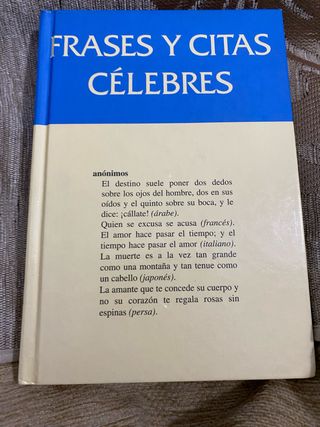 FRASES Y CITAS CELEBRES