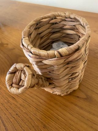 Regadera Mimbre Decorativa