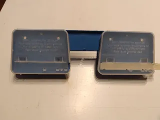 Grapadora doble azul