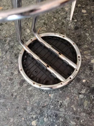 Taburetes altos estilo años 70