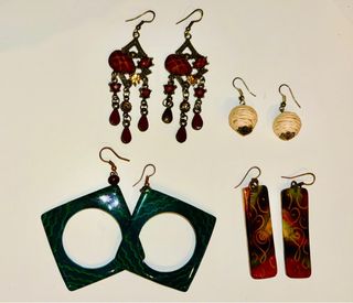 Pack 5 Pendientes Bisutería