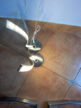 Lámpara LED moderna mesita de noche 2 unidades