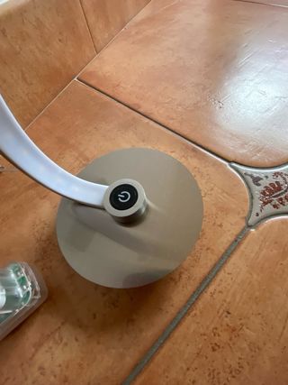 Lámpara LED moderna mesita de noche 2 unidades