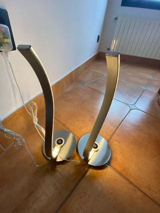 Lámpara LED moderna mesita de noche 2 unidades