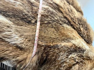 Abrigo de piel de zorro del país