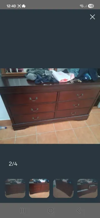 Mueble Comoda Cajonera Almacenaje Madera