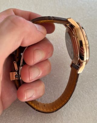 Reloj Automático Pagani Design Marrón/Dorado.