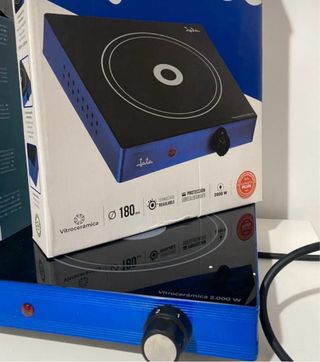 Cocina Vitrocerámica Jata 2000W