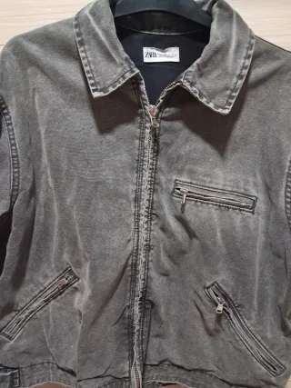Chaqueta Zara Detroit Wash Talla L