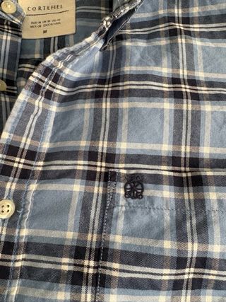 Camisa de cuadros Cortefiel Talla M