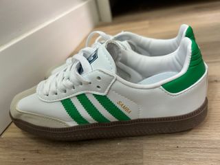 Adidas Samba OG Blancas con Verde Nuevas