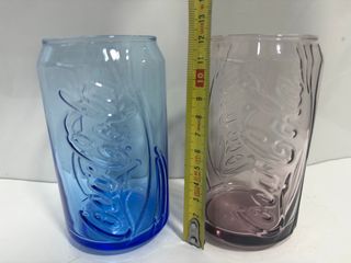 Bicchieri Coca-Cola Cristal Colori Vintage