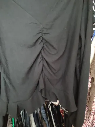 Blusa BIP BIP IBIZA floral negra y blanca