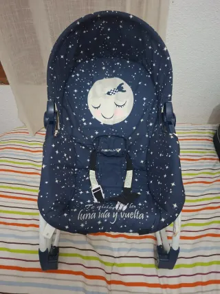 Hamaca balancín infantil estrellas y luna