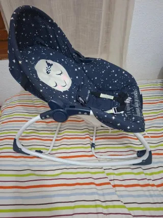 Hamaca balancín infantil estrellas y luna